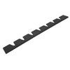 8pcs Front Bumper Scrape Guard Set Rubber Black Universal Bumper