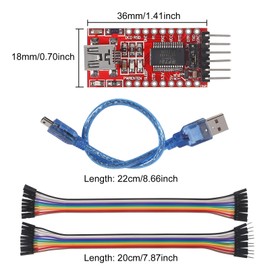 ALAMSCN Mini USB to TTL Serial Converter Adapter and Mini USB Cable