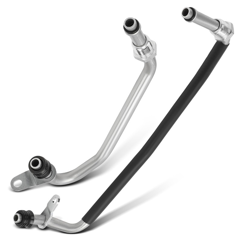 A-Premium Engine Oil Cooler Line Hose Assembly Compatible with Ford