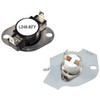 HQRP Dryer Thermostat Thermal Fuse Cut-Off Kit compatible with Kenmore