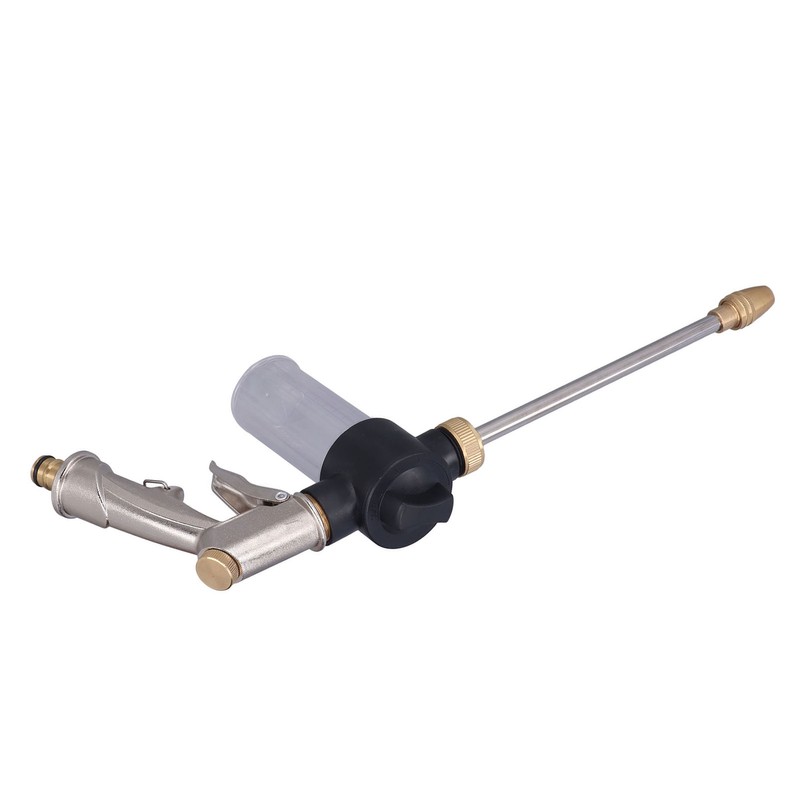 High Pressure Water Gun Garden Hose Wand Nozzle Sprayer Foam