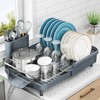 Dish Drying Rack - Expandable Dish Rack for Kitchen Counter,