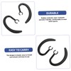 OHPHCALL 2pcs Lost Rubber Ear Hooks for Earbuds Ergonomic Replacement