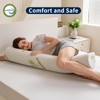 Body Pillow for Adults, Long Pillow for Back,Hip and Knee