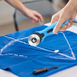 Ergonomic Rotary Cutter,Quilt Appliques Cutter Wheel Ergonomic Handle | Rolling Cutter Tool for Crafts, Sewing, Quilting