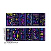 Sharplace 12x Glow in The Dark Tattoos,temporary Tattoos Accessories,Glow Party