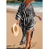 Baynetin Women's Kaftan, Maxi Long Beach Dress, Boho Beach Poncho,