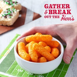 Herr's Jalapeño Poppers Flavored Cheese Curls - Made with Cheddar Cheese - 3 Ounce (Pack of 20) Great for Bold Flavor Fans