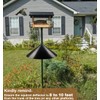 Garbuildman Squirrel Baffle for Bird Feeder Pole, Outside Pole Mount