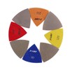 Z-Lion Diamond Triangular Sanding Pads for Oscillating Tools(4 Pcs/lot)