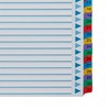Esselte Mylar 1-31 Part A4 Dividers - Multicoloured