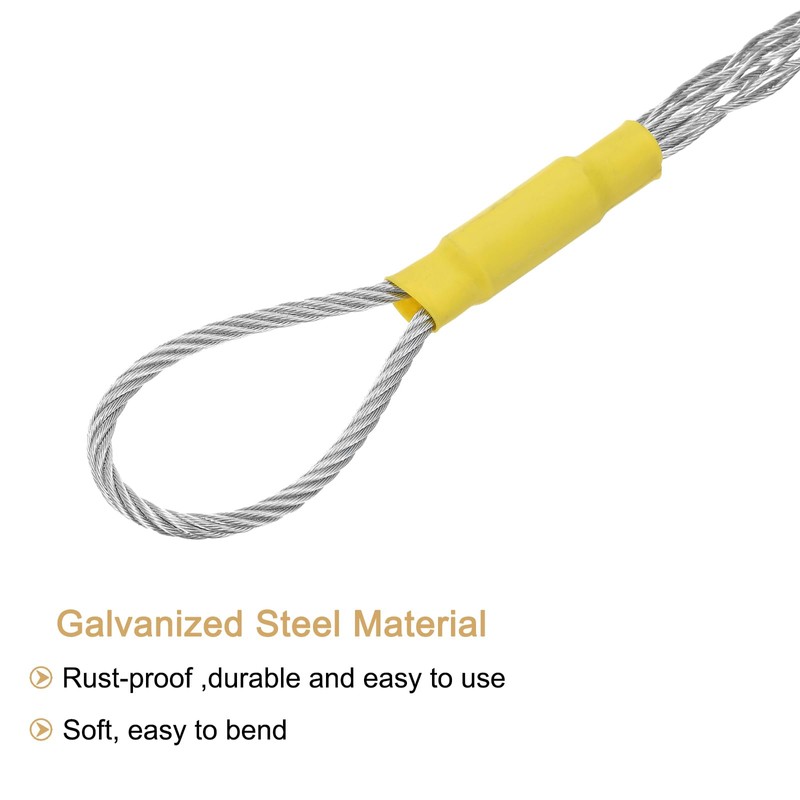 MECCANIXITY Cable Pulling Grip for 18-25mm/0.71-0.98 Inch Cable 0.5m/1.6FT/19.7 Inch