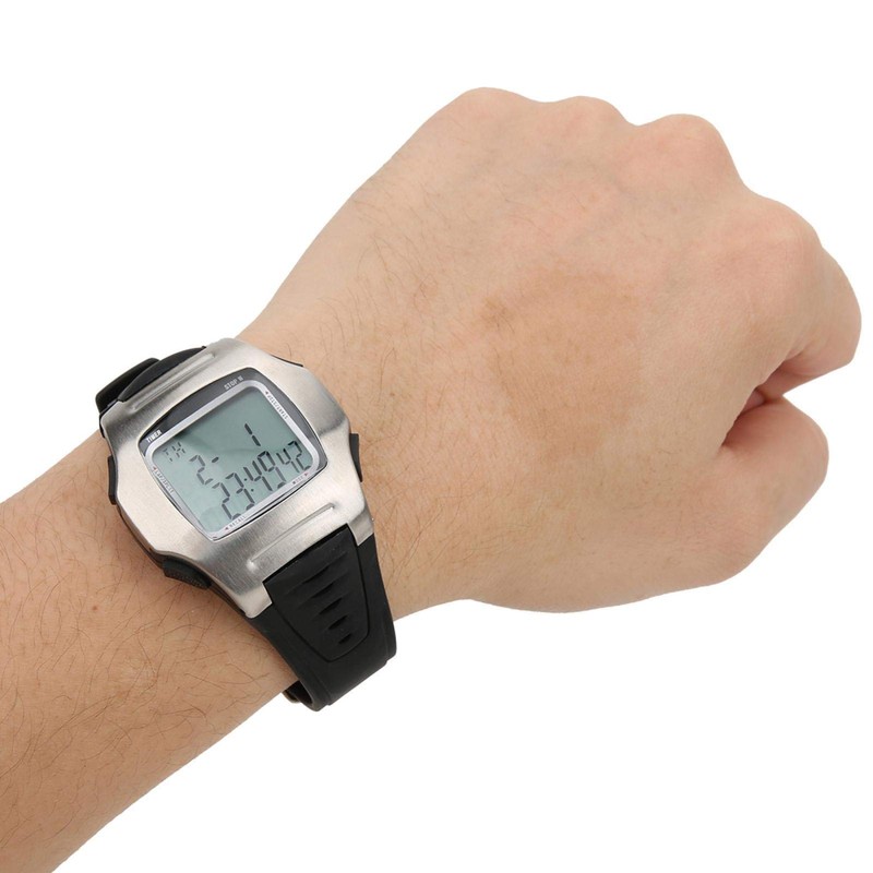 EVTSCAN Football Soccer Referee Watch, Heavy Duty Sport Watch Band,