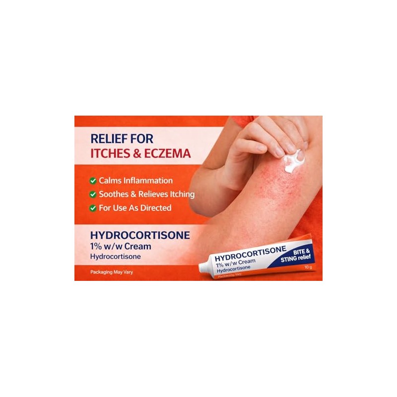 5 x Bite & Stings Relief Cream - Hydrocortisone 1%