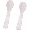 Shell Set of Caviar Spoons Shell Spoon Mother of Pearl Caviar Spoons W Round Handle