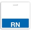 RN Horizontal Badge Buddy with Blue Border