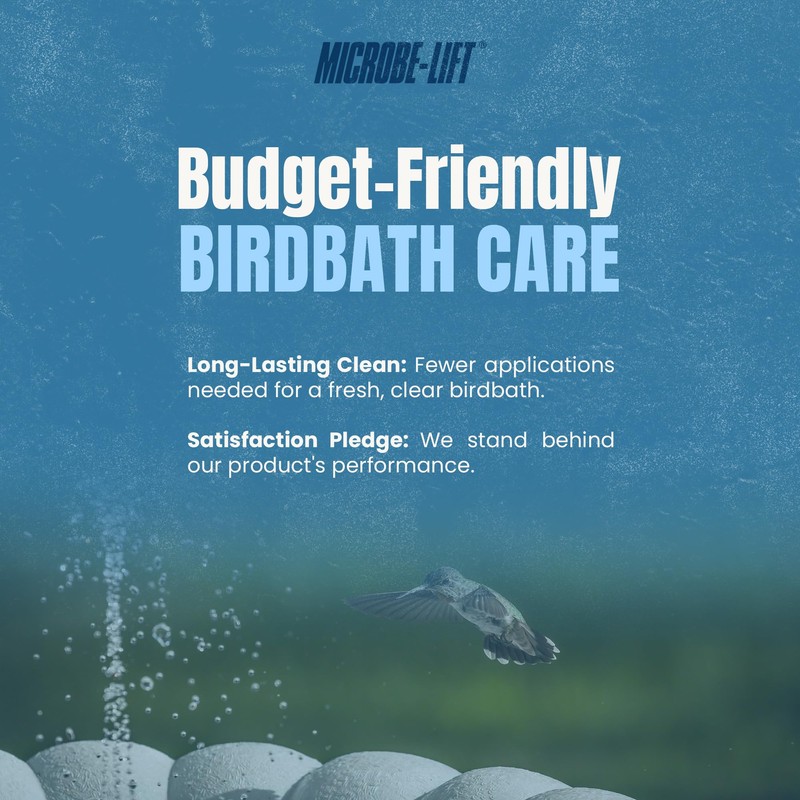 Microbe-Lift Soy-Based Birdbath & Statuary Cleaner – 32 Oz –