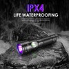 UniqueFire 1602 395nm UV Flashlight, High Power USB Rechargeable UV