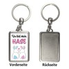 Du bist mein Rabbit Keyring in Blue A Beautiful Keyring