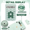 sportsvoutdoors Green Office Calculator - 12 Digit Large LCD Display,