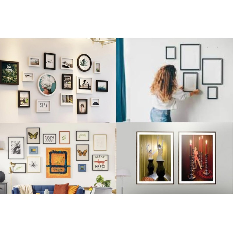 Silver Picture Hooks Double Hole Picture Hooks for Hard Walls