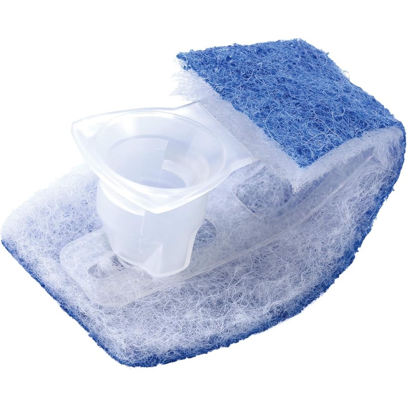 Scotch-Brite Disposable Toilet Scrubber Starter Kit, Disposable Refills with Built-in