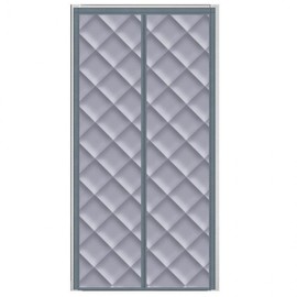Thick Windproof Thermal Entrance Curtain 100x220cm - Winter Heat Retention & Cold Protection 100x220cm/Grey