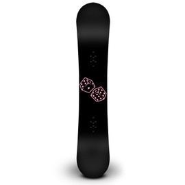 Rolling Dice Snowboard Sticker All Weather 6" Vinyl Decal - [Soft Pink]