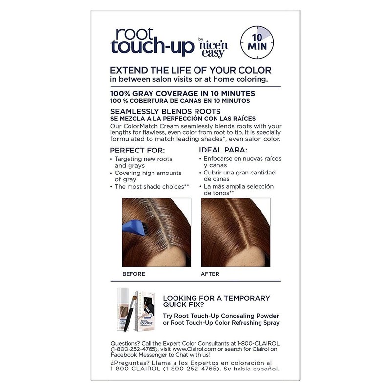 Clairol Root Touch-Up by Nice'n Easy Permanent Hair Dye, 5R