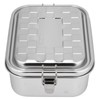 Stainless Steel 304 Single Layer Lunch Box, Stainless Steel Snack