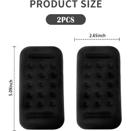 Automotive Armrest Cushion Relieves Elbow Fatigue, 2Pcs Car Armrest Pads Arm Rest Elbow Pads,Memory Foam Vehicle Center Console Elbow Cushion,Arm Rest Elbow Pads for Car