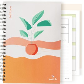 Switch Research Self-Love Journal - Self Care Journal for Women with Prompts - Mindfulness & Gratitude Journal, Therapist Recommended for Self Reflection & Personal Growth - Guided Writing Notebook A4