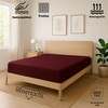 Exclusive home textile terry towelling fitted sheet premium brand., bordeaux,