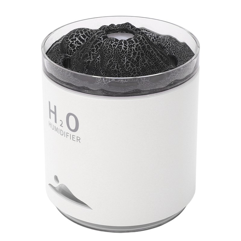 Essential Oil Diffuser Large Capacity Colorful Volcano Appearance Night Light