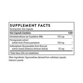 THORNE Hormone Advantage - (Formerly DIM Advantage) Estrogen Support & Hormone Balance for Men & Women* - Featuring DIM and Pomegranate Extract - 60 Capsules