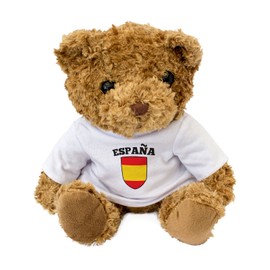 NEW - Spain / España Flag Teddy Bear - Present Gift - Spanish Football Fan