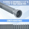Cunsen Flexible Double sink drain kit for kitchen and Bathroom,