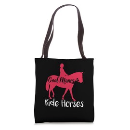 Cool Moms Western Art Rodeo Graphic For Horse Loving Women Tote Bag