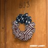 Bright Burlap & Metal American Flag Wreath – Indoor/Outdoor Patriotic