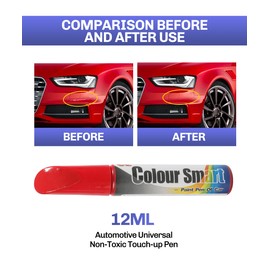 Bylikeho Car Scratch Repair Pen - Deep Scratch Remover, Touch-up Paint for Vehicles (Red)