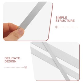 COHEALI Metal Stamps for Jewelry Making 6pcs Ring Blank Strips Aluminum Ring Making Kit