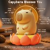 FAMIDUO Cute Capybara Night Light, LED Squishy Novelty Animal Night