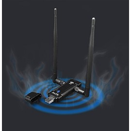 ALFA Network AWUS036AC Long-Range Wide-Coverage Dual-Band AC1200 USB Wireless Wi-Fi Adapter w/ High-Sensitivity External Antenna - Windows, MacOS & Kali Linux supported
