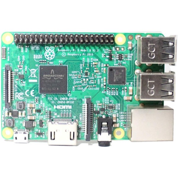 Raspberry Pi 3 Model B CPU 1.2GHz/1GB/USB2.0/HDMI/Bluetooth/WiFi RASPBERRYPI3-MODB-1G