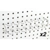 Right Arrange Pegboard Screwdriver Holder, 2-Pack - Hooks to Any