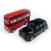 Die Cast Metal Red Bus and Taxi set