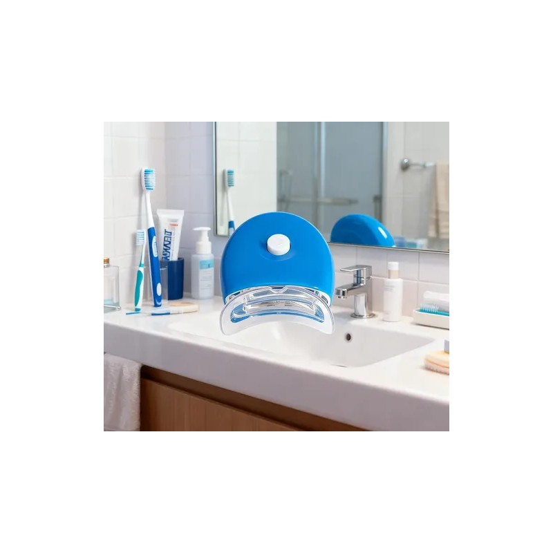 Blanqueador De Dientes Con Luz Led Compacto Y Reutilizable