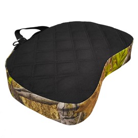 AUSCAMOTEK Portable Hunting Seat Cushion, Lightweight Waterproof Padded Cushion for Hunting, Camping, Stadium, Fishing, Outdoor Sports Woodland Green Camo