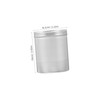 STOBAZA Tea Container Tea Box Organizer Matcha Powder Container Aluminum