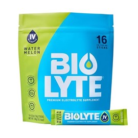 BIOLYTE- “Paquetes de Electrolitos en Polvo IV en una Botella Polvo Electrolito de Una Porción para Rápida Hidratación